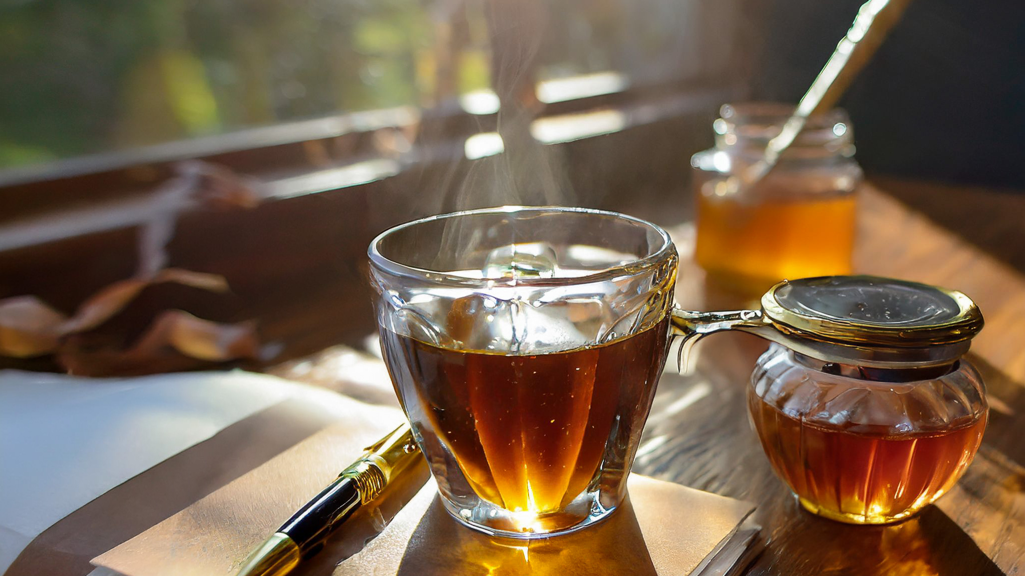 紅茶 はちみつ 一息